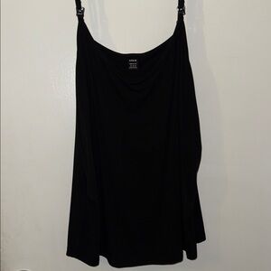 Black Women's nursing tank top